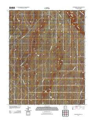 Horsethief Mesa Arizona Historical topographic map, 1:24000 scale, 7.5 X 7.5 Minute, Year 2011
