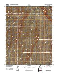 Horsethief Mesa Arizona Historical topographic map, 1:24000 scale, 7.5 X 7.5 Minute, Year 2011