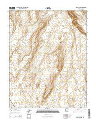Horsethief Mesa Arizona Current topographic map, 1:24000 scale, 7.5 X 7.5 Minute, Year 2014