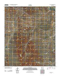 Hot Well Arizona Historical topographic map, 1:24000 scale, 7.5 X 7.5 Minute, Year 2011