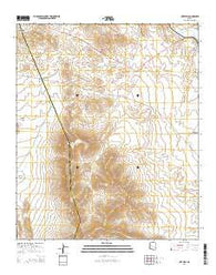 Hot Well Arizona Current topographic map, 1:24000 scale, 7.5 X 7.5 Minute, Year 2014
