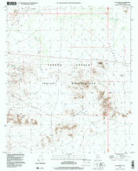 Hotason Vo Arizona Historical topographic map, 1:24000 scale, 7.5 X 7.5 Minute, Year 1996