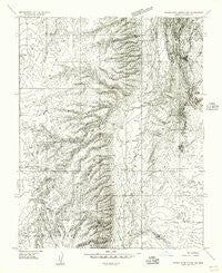 House Rock Spring NE Arizona Historical topographic map, 1:24000 scale, 7.5 X 7.5 Minute, Year 1954