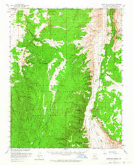 House Rock Spring Arizona Historical topographic map, 1:62500 scale, 15 X 15 Minute, Year 1957