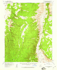 House Rock Spring Arizona Historical topographic map, 1:62500 scale, 15 X 15 Minute, Year 1957