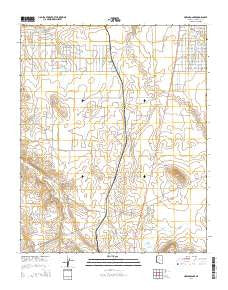Howard Lake Arizona Current topographic map, 1:24000 scale, 7.5 X 7.5 Minute, Year 2014