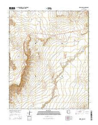 Howell Mesa Arizona Current topographic map, 1:24000 scale, 7.5 X 7.5 Minute, Year 2014