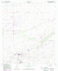 Huachuca City Arizona Historical topographic map, 1:24000 scale, 7.5 X 7.5 Minute, Year 1958