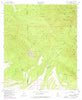 Huachuca Peak Arizona Historical topographic map, 1:24000 scale, 7.5 X 7.5 Minute, Year 1958