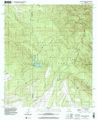 Huachuca Peak Arizona Historical topographic map, 1:24000 scale, 7.5 X 7.5 Minute, Year 1996