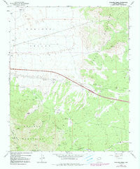 Hualapai Spring Arizona Historical topographic map, 1:24000 scale, 7.5 X 7.5 Minute, Year 1968