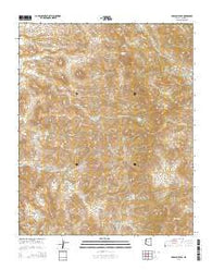 Hualapai Peak Arizona Current topographic map, 1:24000 scale, 7.5 X 7.5 Minute, Year 2014