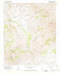 Humboldt Mtn. Arizona Historical topographic map, 1:24000 scale, 7.5 X 7.5 Minute, Year 1964