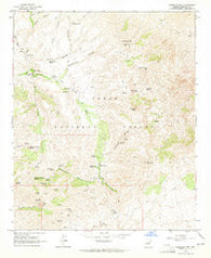 Humboldt Mtn. Arizona Historical topographic map, 1:24000 scale, 7.5 X 7.5 Minute, Year 1964