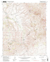 Humboldt Mtn. Arizona Historical topographic map, 1:24000 scale, 7.5 X 7.5 Minute, Year 1964