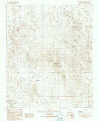 Hummingbird Spring Arizona Historical topographic map, 1:24000 scale, 7.5 X 7.5 Minute, Year 1990