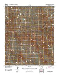 Hummingbird Spring Arizona Historical topographic map, 1:24000 scale, 7.5 X 7.5 Minute, Year 2011