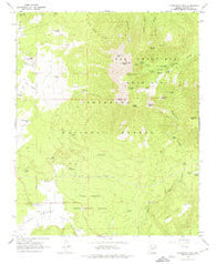 Humphreys Peak Arizona Historical topographic map, 1:24000 scale, 7.5 X 7.5 Minute, Year 1966