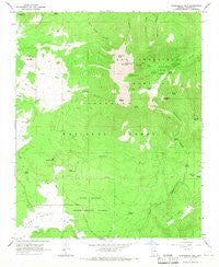 Humphreys Peak Arizona Historical topographic map, 1:24000 scale, 7.5 X 7.5 Minute, Year 1966