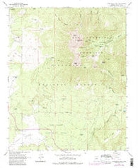 Humphreys Peak Arizona Historical topographic map, 1:24000 scale, 7.5 X 7.5 Minute, Year 1966