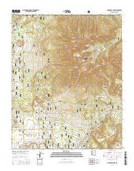 Humphreys Peak Arizona Current topographic map, 1:24000 scale, 7.5 X 7.5 Minute, Year 2014
