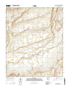Humpy Camp Well Arizona Current topographic map, 1:24000 scale, 7.5 X 7.5 Minute, Year 2014