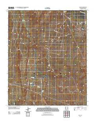 Hunt Arizona Historical topographic map, 1:24000 scale, 7.5 X 7.5 Minute, Year 2011