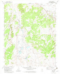 Hunt Arizona Historical topographic map, 1:24000 scale, 7.5 X 7.5 Minute, Year 1982
