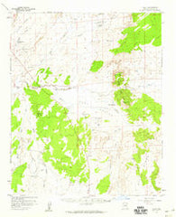 Hunt Arizona Historical topographic map, 1:62500 scale, 15 X 15 Minute, Year 1955