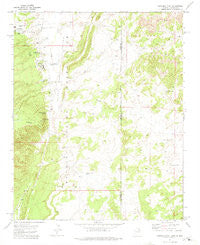 Hunters Point Arizona Historical topographic map, 1:24000 scale, 7.5 X 7.5 Minute, Year 1971