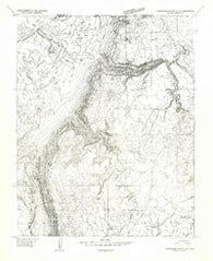 Hurricane Cliffs 2 NE Arizona Historical topographic map, 1:24000 scale, 7.5 X 7.5 Minute, Year 1954