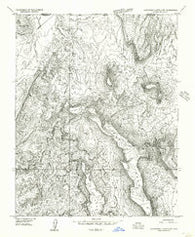 Hurricane Cliffs 2 NW Arizona Historical topographic map, 1:24000 scale, 7.5 X 7.5 Minute, Year 1954