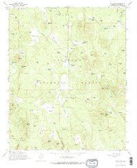 Hutch Mtn. Arizona Historical topographic map, 1:24000 scale, 7.5 X 7.5 Minute, Year 1965