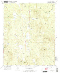 Hutch Mtn. Arizona Historical topographic map, 1:24000 scale, 7.5 X 7.5 Minute, Year 1965