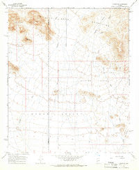 Hyder NE Arizona Historical topographic map, 1:24000 scale, 7.5 X 7.5 Minute, Year 1964