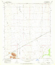 Hyder SE Arizona Historical topographic map, 1:24000 scale, 7.5 X 7.5 Minute, Year 1965