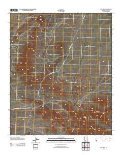 Ibex Peak Arizona Historical topographic map, 1:24000 scale, 7.5 X 7.5 Minute, Year 2011