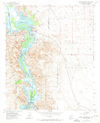 Imperial Reservoir Arizona Historical topographic map, 1:24000 scale, 7.5 X 7.5 Minute, Year 1955