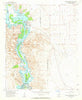 Imperial Reservoir Arizona Historical topographic map, 1:24000 scale, 7.5 X 7.5 Minute, Year 1955
