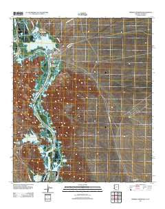 Imperial Reservoir Arizona Historical topographic map, 1:24000 scale, 7.5 X 7.5 Minute, Year 2011