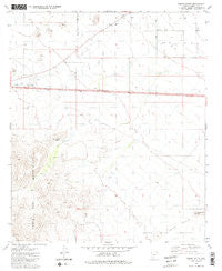 Indian Butte Arizona Historical topographic map, 1:24000 scale, 7.5 X 7.5 Minute, Year 1981