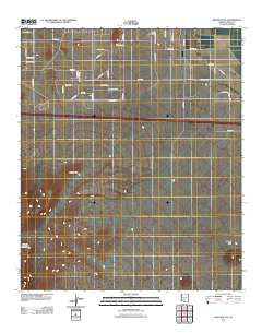 Indian Butte Arizona Historical topographic map, 1:24000 scale, 7.5 X 7.5 Minute, Year 2011