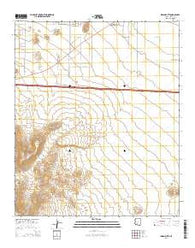 Indian Butte Arizona Current topographic map, 1:24000 scale, 7.5 X 7.5 Minute, Year 2014