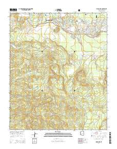 Indian Pine Arizona Current topographic map, 1:24000 scale, 7.5 X 7.5 Minute, Year 2014