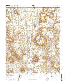 Indian Wells Arizona Current topographic map, 1:24000 scale, 7.5 X 7.5 Minute, Year 2014