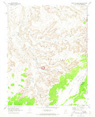 Inscription House Ruin Arizona Historical topographic map, 1:24000 scale, 7.5 X 7.5 Minute, Year 1970