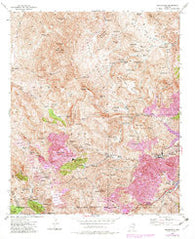 Inspiration Arizona Historical topographic map, 1:24000 scale, 7.5 X 7.5 Minute, Year 1945