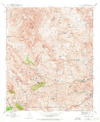 Inspiration Arizona Historical topographic map, 1:24000 scale, 7.5 X 7.5 Minute, Year 1945