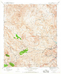 Inspiration Arizona Historical topographic map, 1:24000 scale, 7.5 X 7.5 Minute, Year 1945