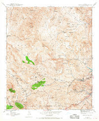 Inspiration Arizona Historical topographic map, 1:24000 scale, 7.5 X 7.5 Minute, Year 1945